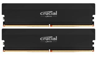 DDR5 64GB (2x32GB) 6400 MHz Crucial Pro Overlocking Black XMP 3.0 AMD EXPO CL40 40-40-40-80 1.35V [CP2K32G64C40U5B]