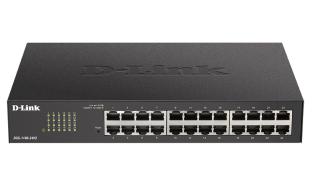 D-Link 24-Port Layer2 Smart Gigabit Switch 24x 10/100/1000Mbps TP RJ-45 Port802.3x Flow Control Trunking up to 8 Ports [DGS-1100-24V2/E]