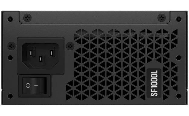 Corsair SF1000L 1000W SFX (1x120mm) Modularny 80+Gold (CPU 2x4+4) (PCI-E 5x6+2, 1x12+4) (3xMolex, 8xSATA) [CP-9020246-EU]