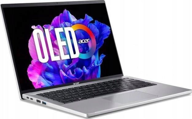 Acer Swift Go 14 SFG14-73 [NX.KSGEP.002] 16-Core Intel Ultra 7 155H/14 2880x1800 błyszcząca OLED/32GB LPDDR5x/1TB/Intel Arc/pk white/1.32kg/Win11Home (szary)