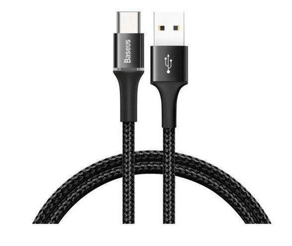 Baseus kabel szybkiego ładowania i transmisji (Fast Charge) USB-C (M) / USB 2.0 (M) (0.5 m) LED [CATGH-A01]