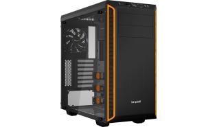 be quiet! Pure Base 600 Window Orange ATX Midi (szkło hartowane) (2x140mm) (2xUSB 3.0, 2xJack) (8x2.5, 2x5.25) [BGW20]