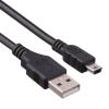 Kabel USB typu AM/miniB 1.2m Samsung (8-pin) Samsung Digimax S-630, D60, L50, GX10, A4, A5, A7, 40, A50, D760, D860, L50, L60, L77, L700, V2, V50, V6, V700, ES17, GX-10, S850, SL35 itp.
