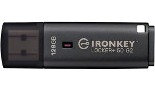 Kingston IronKey Locker+ 50 G2 128GB USB 3.2 Gen1 FIPS 197 256-bit XTS-AES Encrypted (szyfrowany) (145/115MB/s) [IKLP50G2/128GB]
