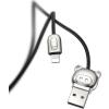 Baseus 3w1 kabel ładowania i transmisji (3A) USB micro, Lightning, USB-C (M) / USB 3.0 (M) (1.2 m) (czarny) [CAMLT-PG01]