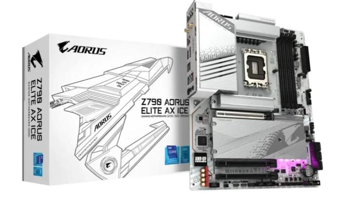 Gigabyte Z790 AORUS ELITE AX ICE (Intel Z790) [s1700, 4xDDR5 do 7600MHz, (HDMI 2.1, DP 1.2) (4xM.2, 1xPCIe 5.0 x16, 1xPCIe 4.0 x16 (x4), 1xPCIe 3.0 x16 (x4)), WiFi 6E, BT 5.3, ATX]