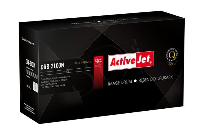 DRB-2100N - czarny, bęben drukujący ActiveJet, 12 000 stron, zamiennik DR2100 (Supreme) (Brother HL 2140, 2150N, 2170W, Brother MFC 7320, 7440N, 7840W, Brother DCP 7030, 7040, 7045N)
