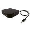 I-TEC Thunderbolt 3 Travel Dock Dual 4K Display 1x DP 1x HDMI 1x GLAN 1x USB 3.1 Gen2 1x USB 2.0 1x Audio/Mic Jack 1x 60W USB-C PD [TB3TRAVELDOCKPD]