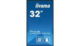 (32) 31.5 Iiyama ProLite LH3275HS-B1AG (IPS LED, 1920x1080, 500, 8ms, 60Hz) (2xHDMI, DP 1.2, 2xUSB 2.0, Audio) czarny, głośniki