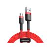 Baseus kabel szybkiego ładowania i transmisji (Quick Charge 3.0 2.4A) USB micro (M) / USB (M) (1.0 m) (czerwony) [CAMKLF-B09]
