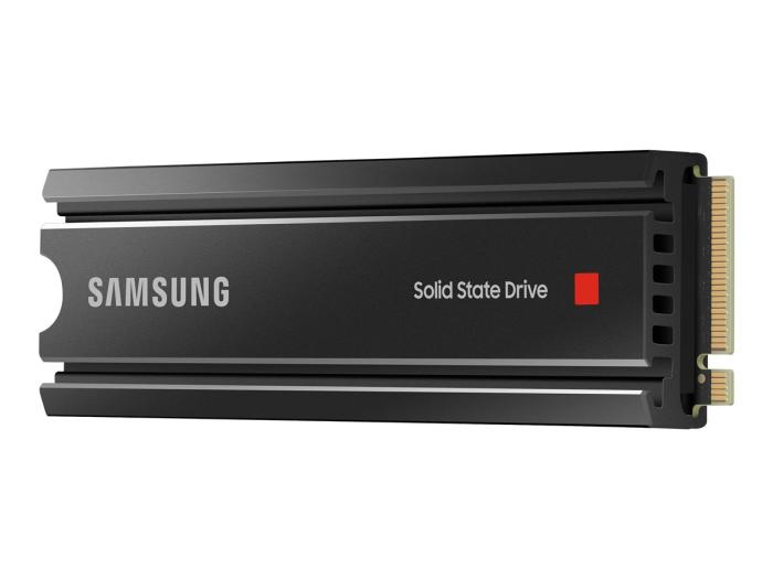 Samsung 980 Pro Heatsink 1TB SSD M.2 2280 NVMe Gen4x4 TLC (7000/5100MB/s) [MZ-V8P2T0CW]