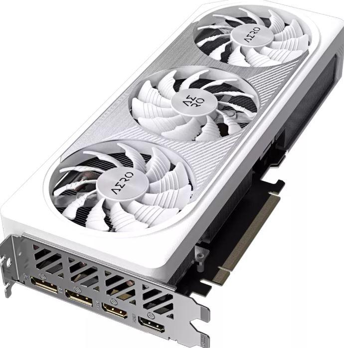 GeForce PCI-E RTX4060Ti Gigabyte 8GB GDDR6 Aero OC [GV-N406TAERO OC-8GD] (2xHDMI 2.1a, 2xDP 1.4a) (128-bit, PCI-E 4.0)