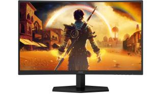 (27) AOC C27G42E (Fast VA WLED, Zakrzywiony 1500R, 1920x1080, 300, 0.5ms, 122,6% sRGB, 180Hz)(2xHDMI 2.0, DP 1.4, Audio) głośniki, czarno-czerwony