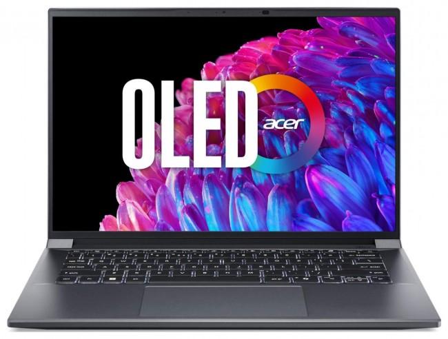 Acer Swift X SFX14-72G [NX.KR6EP.005] 14-Core Intel Ultra 5 125H/14.5 2880x1800 błyszcząca OLED 120Hz/32GB LPDDR5x/512GB/RTX3050 6GB/pk białe/1.5kg/Win11Home (szary)