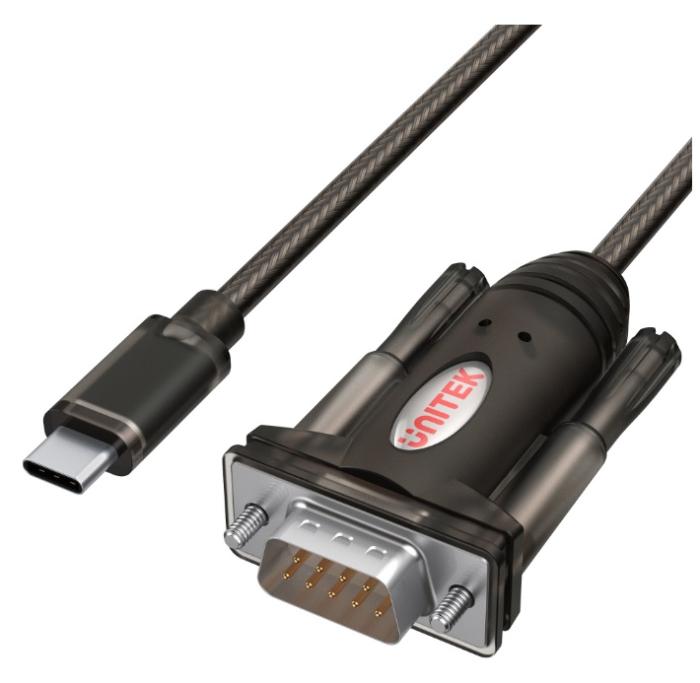 Unitek Y-1105K kabel (adapter) USB-C / RS-232 DB9M (1.5m)