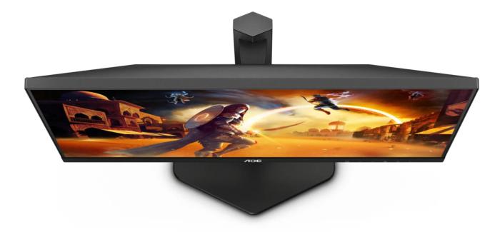 24’’ AOC 24G4X (IPS LED, 1920x1080, 300, 1ms, 180Hz) (2xHDMI, DP, Audio) pivot, głośniki (2x2W), czarny