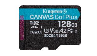 Secure Digital 128GB Kingston Micro SDXC CANVAS Go Plus Gen4 A2 U3 UHS-I V30 Class 10 + adapter (200/160MB/s) [SDCG4/128GB]
