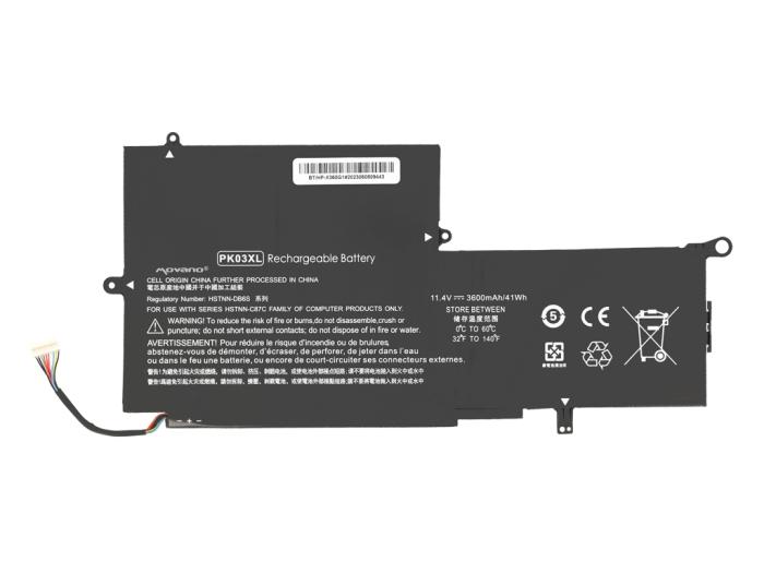 Movano bateria HP Envy x360 13, Spectre Pro x360 11.4V, 3600mAh (41Wh) 3 ogniwa [BT/HP-X360G1]