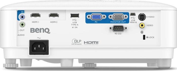 Projektor Benq MW560 DLP WXGA (1280x800, 4000 ANSI, 20000:1, 6000h/10000h) (2xHDMI,2xVGA, 2xUSB)