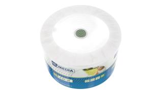 CD-R Verbatim MyMedia 700MB x52 Wide White Inkjet Printable Wrap Spindle*50 [69206]