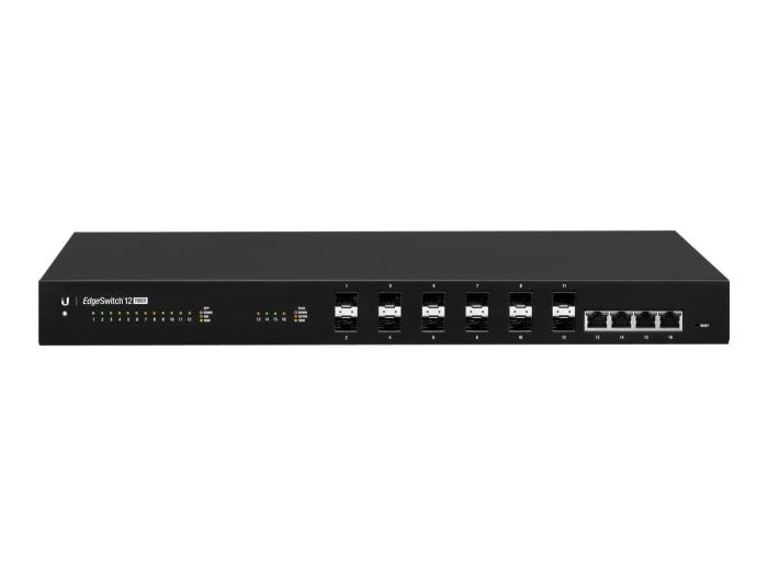UBIQUITI EdgeSwitch 12 Fiber 12x Gigabit SFP 4x Gigabit RJ45 (switch zarządzalny) [ES-12F]