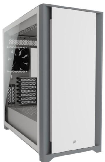 Corsair 5000D Tempered Glass Mid-Tower ATX PC Case White (szkło hartowane) (2x USB 3.2 Gen1, 1x USB-C 3.2 Gen1) (4x2.5, 2x3.5) [CC-9011209-WW]