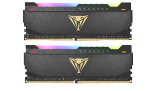 DDR4 64GB (2x32GB) 3200 MHz Patriot Viper Steel RGB BLACK CL18 1.35V [PVSR464G320C8K]