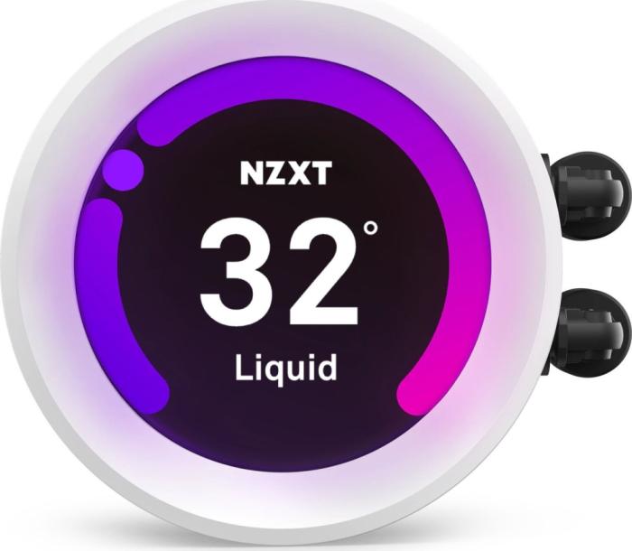 NZXT Kraken Z63  white 280mm LCD podświetlane wentylatory i pompa (biały) [RL-KRZ63-RW]