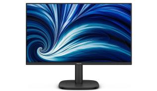 (24) 24.1 Philips 24B2U3601/00 (IPS,  2560 x 1440, 350, 4ms, 120Hz) (1xHDMI 2.1, 1xDisplayPort 1.4, 3xUSB-A 3.0 Gen1, 1xUSB-C, 1xAudio, 1xRj-45), głośniki(2x2W), czarny