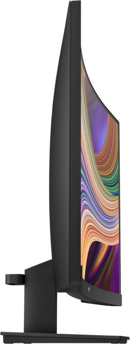 27’’ HP V27c G5 (VA zakrzywiony 1500R, 1920x1080, 300, 5ms, 75) (HDMI 1.4, DP 1.2) głośniki, czarny [65P60AAABB]
