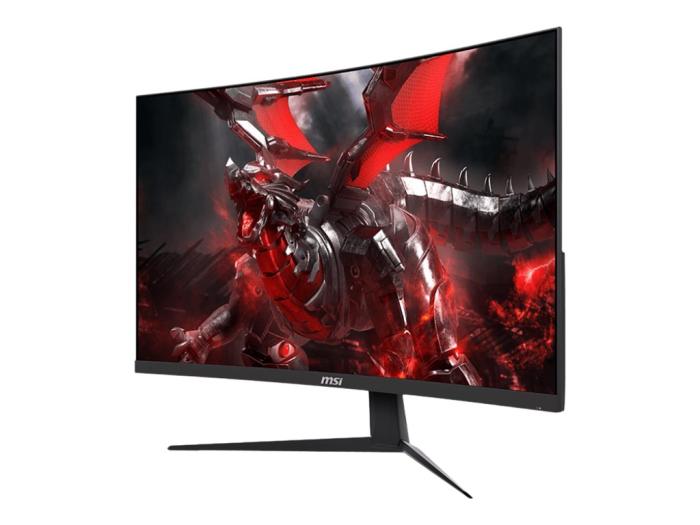 32’’ MSI G321CU (VA zakrzywiony, 3840x2160, 300, 1ms, 114%sRGB,  144Hz) (2xHDMI, DP 1.4, MiniJack, USB-C) czarny