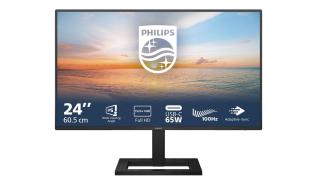 (24) 23.8 Philips 24E1N1300AE/00 (IPS LED, 1920x1080, 250, 1ms, 100Hz) (HDMI, USB-C, 2xUSB 3.0, Audio) vesa, głośniki (2x2W), czarny