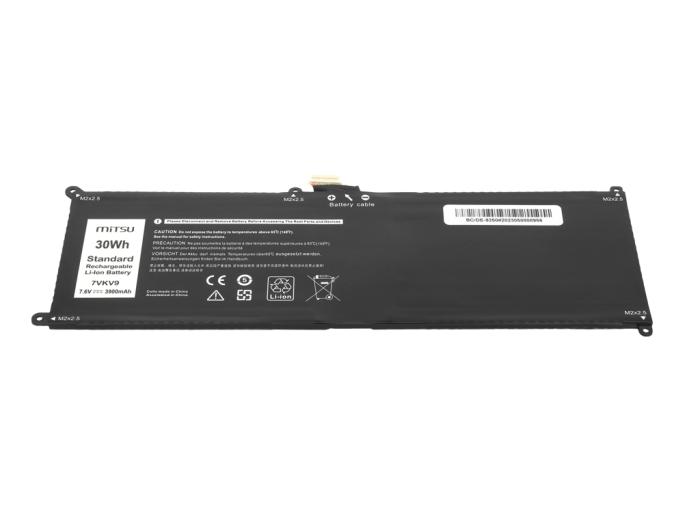 Mitsu bateria Dell Latitude 12 7275, XPS 12 9250 7.4V/7.6V, 3900mAh (30Wh) 2 ogniwa [BC/DE-9250]