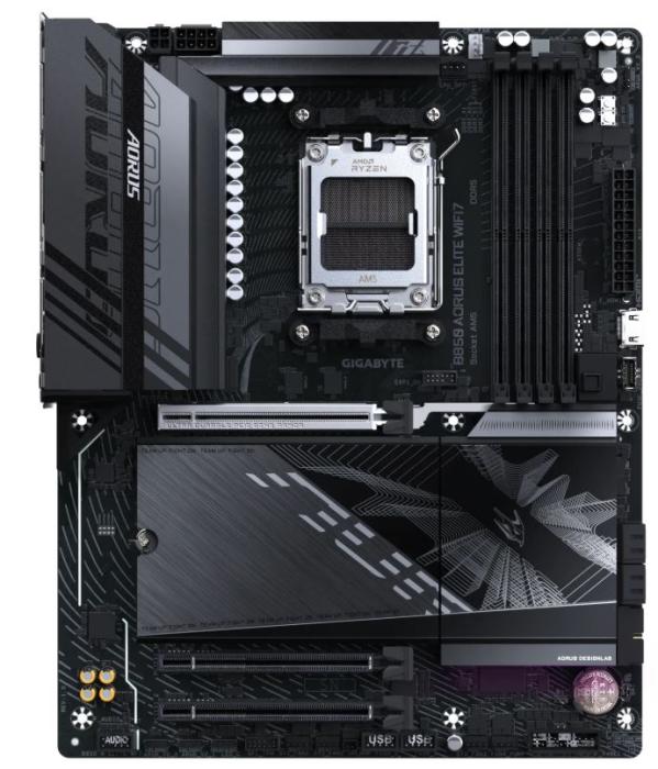 Gigabyte B850 AORUS ELITE WIFI7 (AMD B850) [AM5, 4xDDR5 do 8200MHz, (DP 1.4) (3xM.2, 1xPCIe 5.0 x16, 2xPCIe 3.0 x16 (x1), WiFi 7, BT 5.4, ATX]