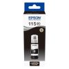 C13T07C14A EPSON 115 Czarny 70 ml (115 EcoTank) - czarny, oryginalny atrament Epson, 70 ml, 6200 stron (Epson EcoTank L8160, L8180)