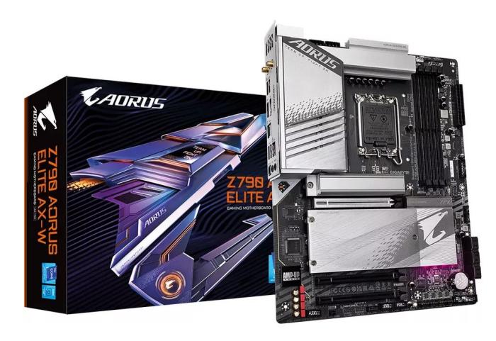 Gigabyte Z790 AORUS ELITE AX-W (Intel Z790) [s1700, 4xDDR5 do 76000MHz, (HDMI 2.1, DP 1.2) (4xM.2, 1xPCIe 5.0 x16, 1xPCIe 4.0 x16 (x4), 1xPCIe 3.0 x16 (x4), WiFi 6.3, BT 5.3, ATX]