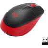 Logitech M190 Nano Wireless Mouse Red (optyczno-radiowa, 1, 3) [910-005908]