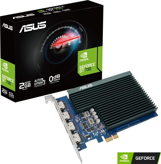 GeForce PCI-E GT730 Asus 2GB DDR5 BOX [GT730-4H-SL-2GD5] (4xHDMI 1.4) (64-bit, PCI-E 2.0)