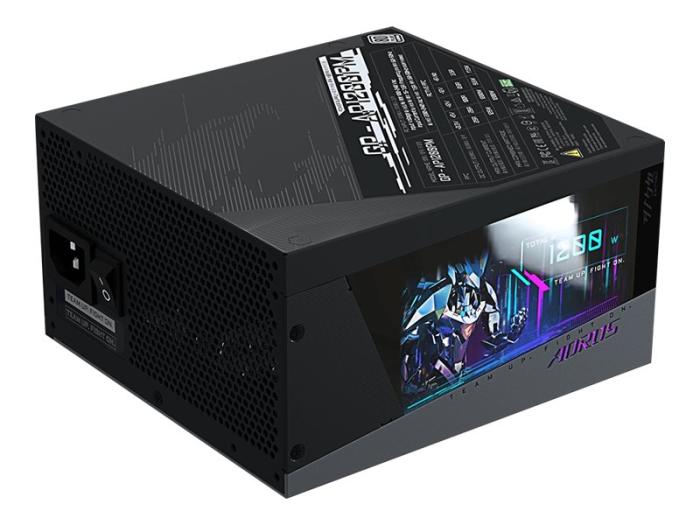 Gigabyte AORUS P1200W (1200W) (1x140mm) Modularny 80+Platinum (CPU 2x4+4) (PCI-E 10x6+2) (6xMolex, 16xSATA) [GP-AP1200PM-EU]