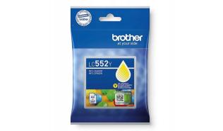 LC552Y - yellow, oryginalny wkład z atramentem Brothet, 6 ml, 550 stron (Brother MFC-J3660DW, MFC-J3960DW)