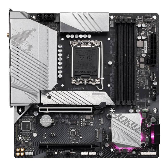 Gigabyte B760M AORUS ELITE AX (Intel B760) [S1700, 4xDDR5 do 7800MHz, (HDMI 2.1, DP 1.2) (2xM.2, 1xPCIe 4.0 x16, 1xPCIe 4.0 x16 (x4)), WiFi 6E, BT 5.3, micro ATX]