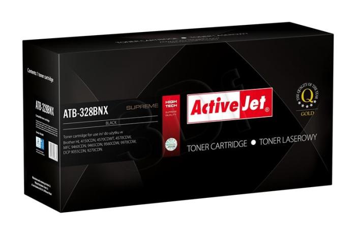 ATB-328BNX - czarny, toner drukujący ActiveJet, 8000 stron, zamiennik TN-328BK (Brother HL-4570CDW, HL-4570CDWT, DCP-9270CDN, MFC-9970CDW)
