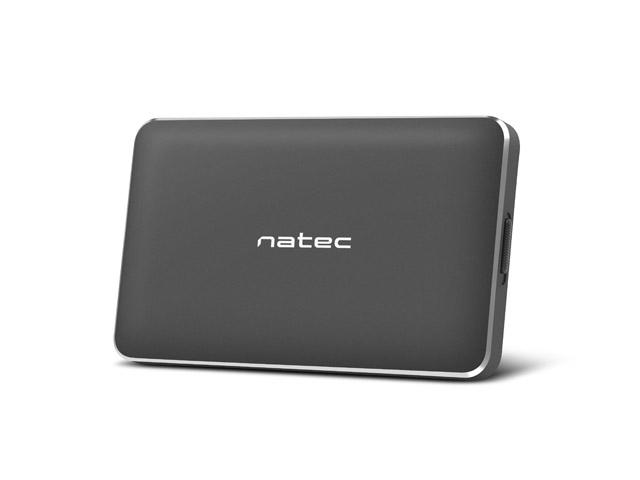 Obudowa HDD/SSD Natec Oyster Pro (2.5) SATA USB 3.0 aluminiowa (czarny) [NKZ-1430]
