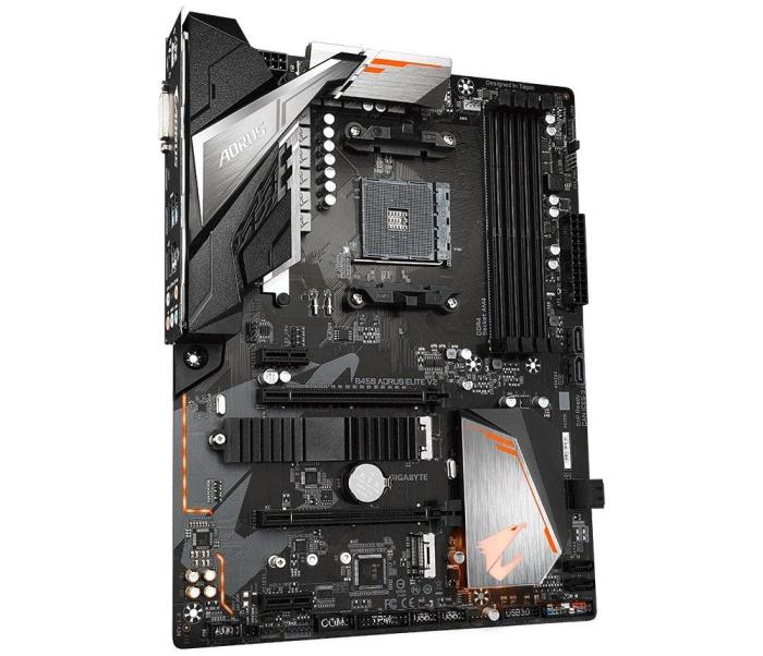 Gigabyte B450 AORUS ELITE V2 (AMD B450) [AM4, 4xDDR4 do 3600MHz, (DVI, HDMI 2.0) (2xM.2, 1xPCIE 3.0 x16, 1xPCIe 3.0 x16(x4), 2xPCIe 2.0 x1), ATX]
