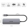 Unitek H1107C USB-C Hub (3xUSB 3.1, PD 100W, SD/microSD)