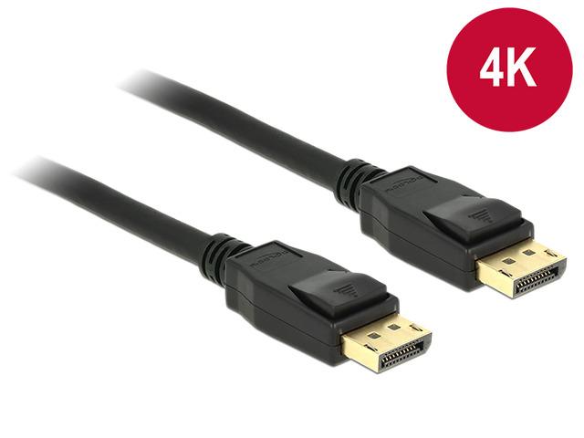 Delock Kabel DisplayPort M / DisplayPort M V1.2 (19-pin) 4K (3.0m) [83807]