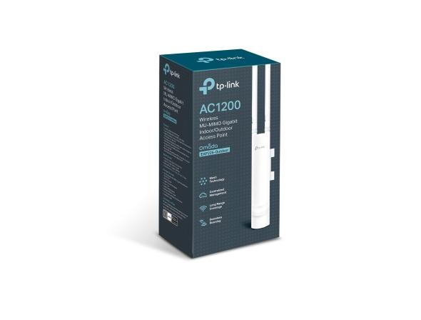 TP-Link Wireless Access Point AC1200 300, 867Mbps 1Gb PoE 2.4 i 5GHz [EAP225-outdoor]