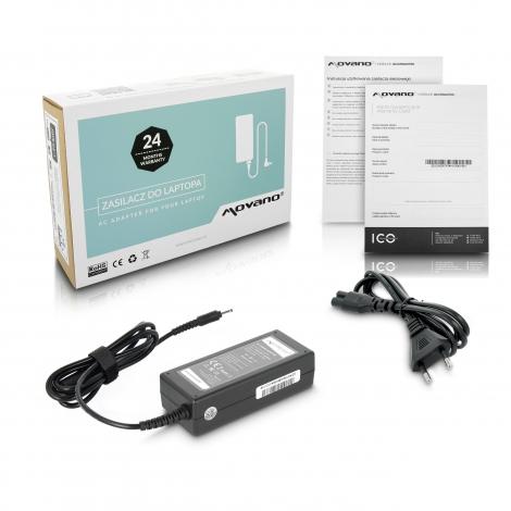 Movano zasilacz do laptopa ASUS 19.5V / 3.08A / 60W z wtyczką 3.0x1.1mm [AS195308]