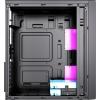 Gembird Fornax M100RGB (czarny) (szkło hartowane) (1x USB 3.0, 2x USB 2.0) (2x2.5, 2x3.5) [CCC-FC-M100RGB]
