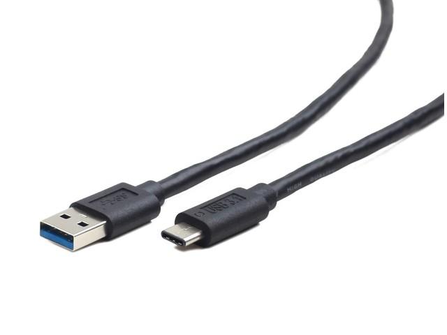 Gembird kabel USB-C Type-C (M) / USB 3.0 (M) (1.0 m) czarny [CCP-USB3-AMCM-1M]